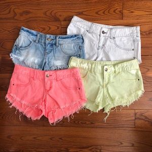 BillBong Jean Short Bundle